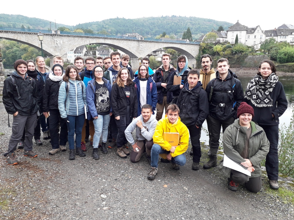 Les étudiants découvrent l'ABC d'Argentat-sur-Dordogne