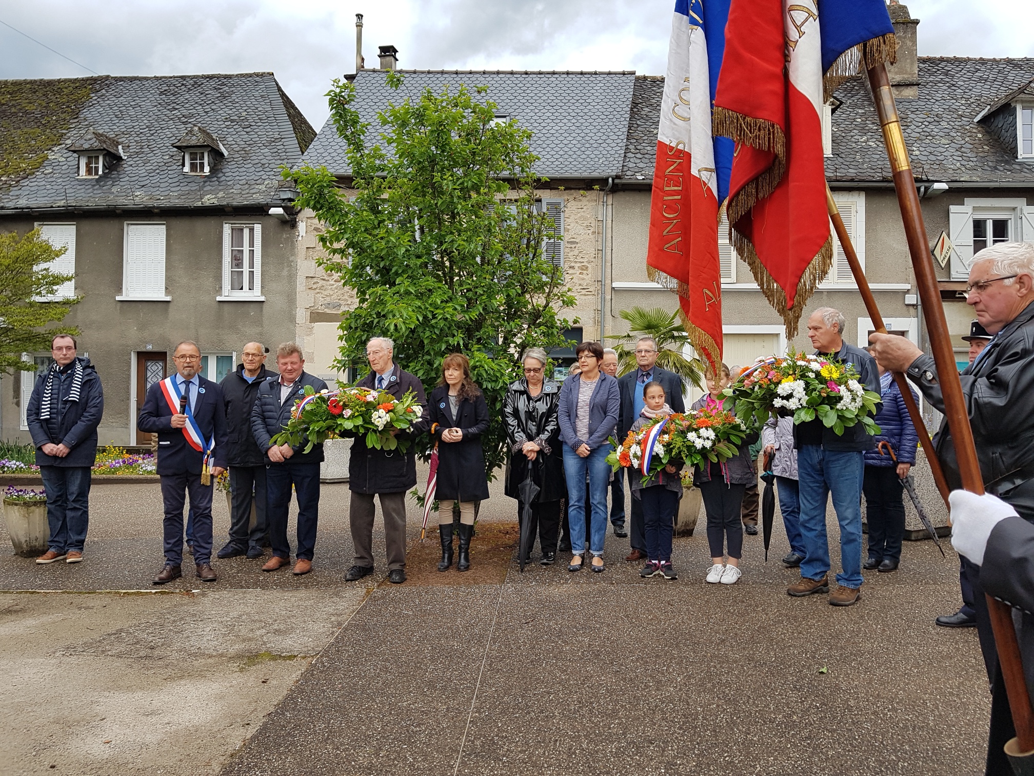 Cérémonie au Monument aux Morts