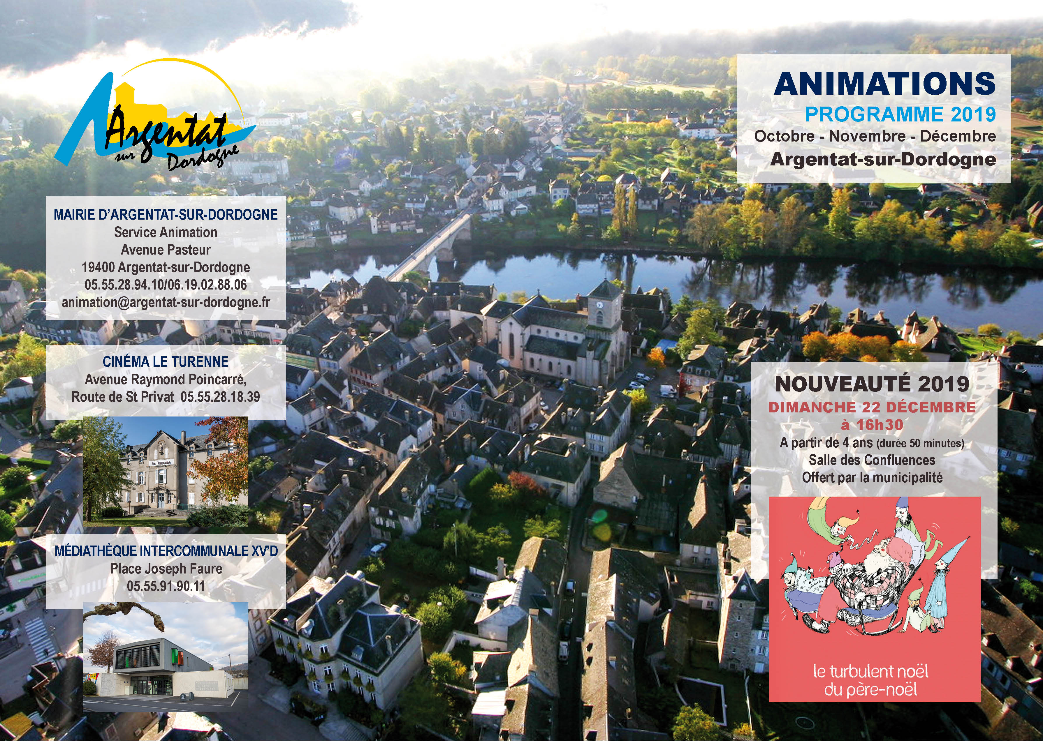 Programme des animations 4ème trimestre 2019