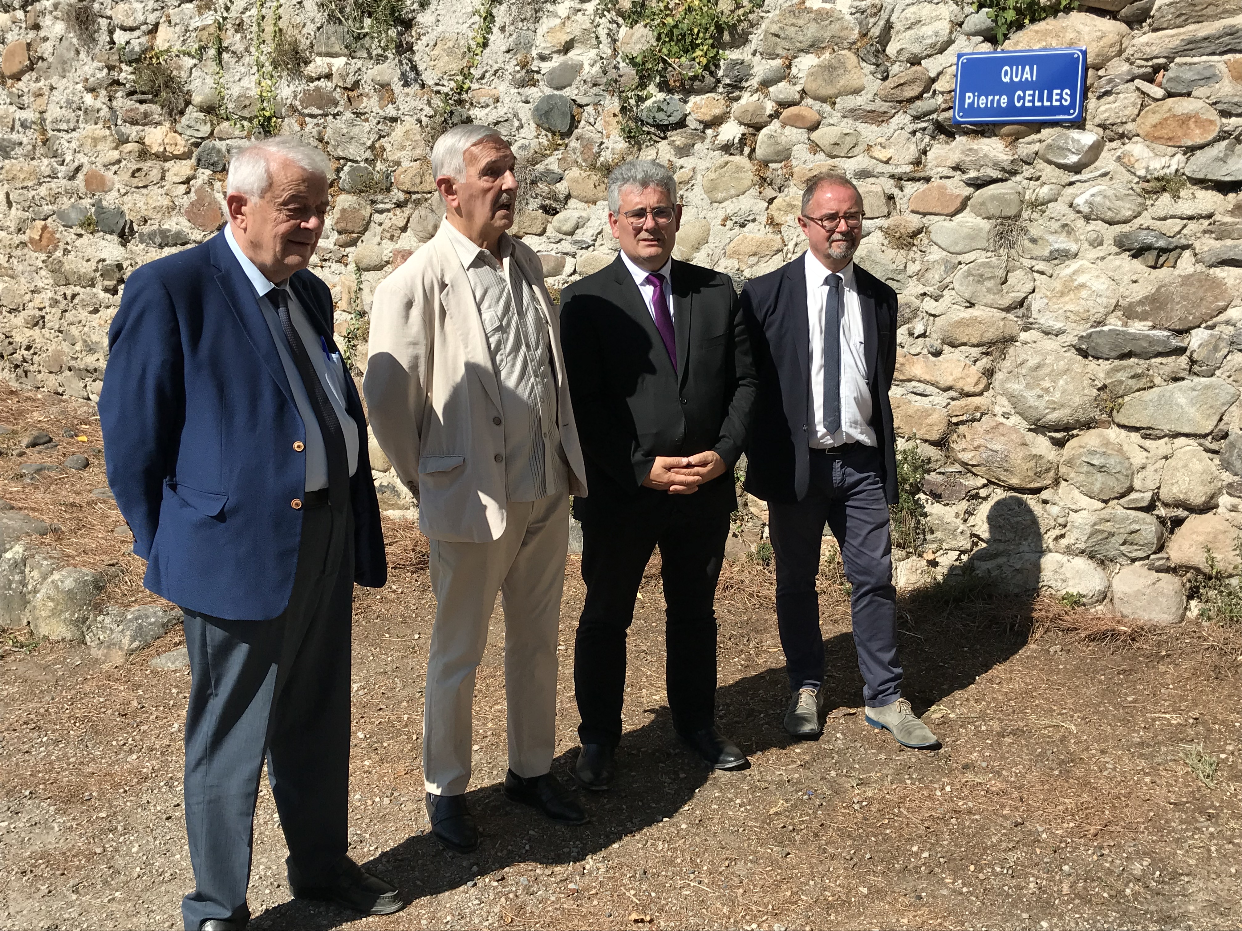 Inauguration des quais Pierre Celles