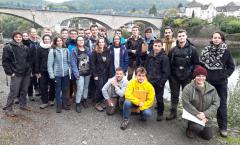 Les étudiants découvrent l'ABC d'Argentat-sur-Dordogne